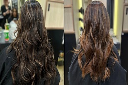 Results OF Balayage Hair clinic Islamabad