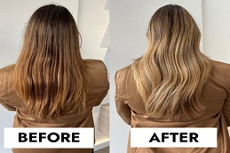 balayage hair before and after in Islamabad