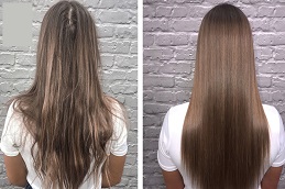 Keratin Treatment Before and After islamabad Pakistan