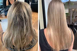 Keratin Treatment Before and After,