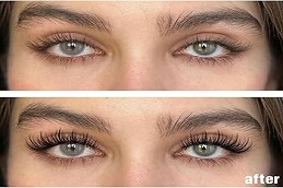 Result OF Cat Eyes Lashes Extension Clinic Islamabad