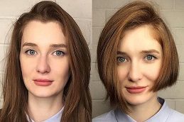 Female Haircut Before and After clinic islamabad