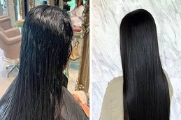 Hair Rebonding Before and After Pakistan