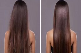 Hair Rebonding Before and After islamabad