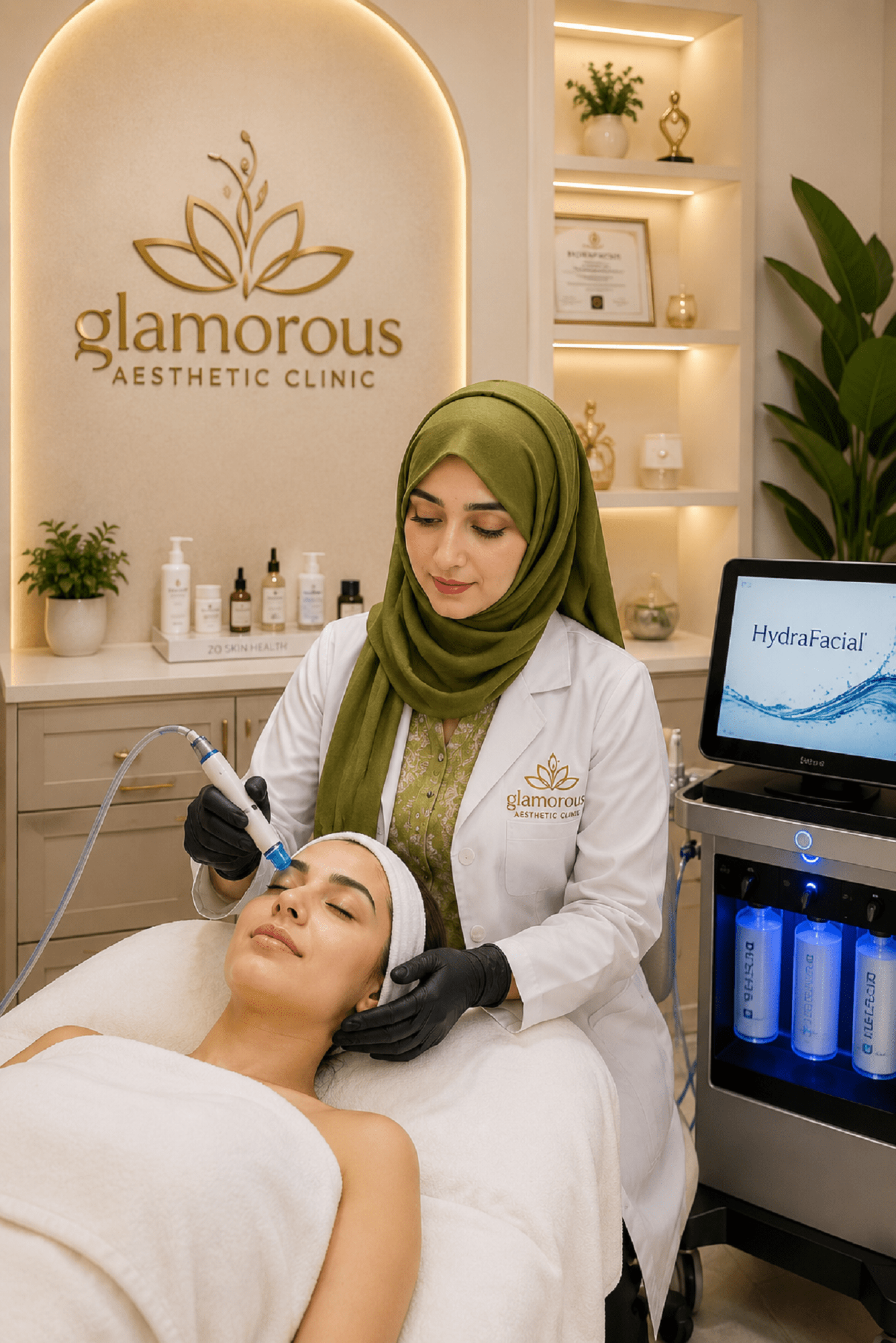 HydraFacial Skin Care Treatment in Islamabad Glamorous Clinic